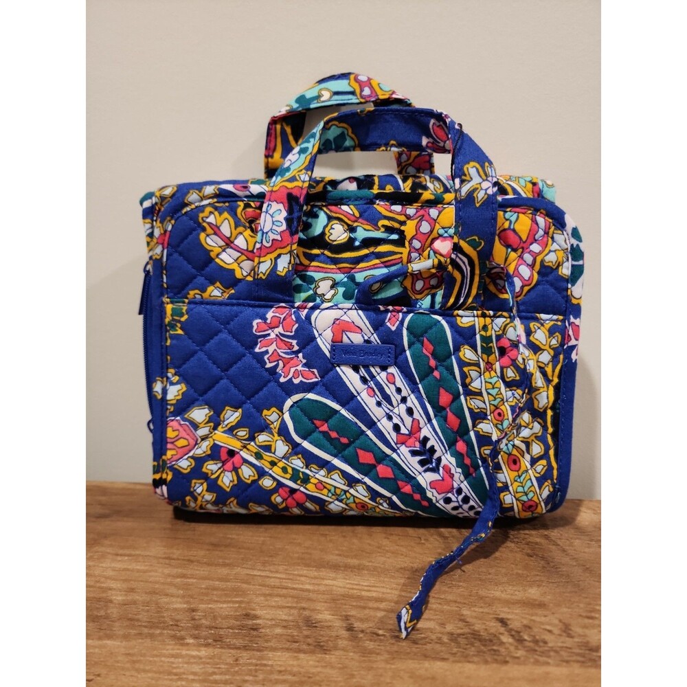 New VERA BRADLEY ROMANTIC PAISLEY ICONIC HANGING TRAVEL BEAUTIFUL ORGANIZER